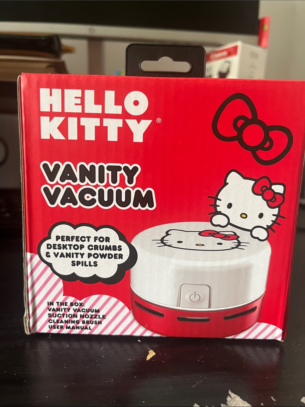 Hello Kitty Red & White Mini Vanity Vacuum